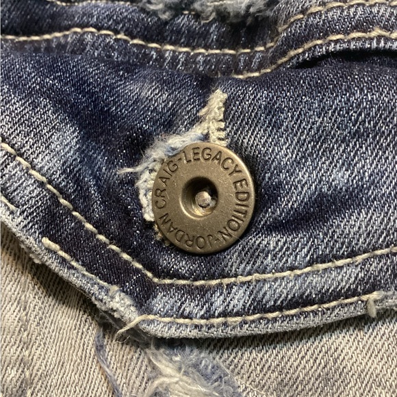 Jordan Craig Legacy Edition Distressed Denim Jacket - Size Large - Picture 3 of 4